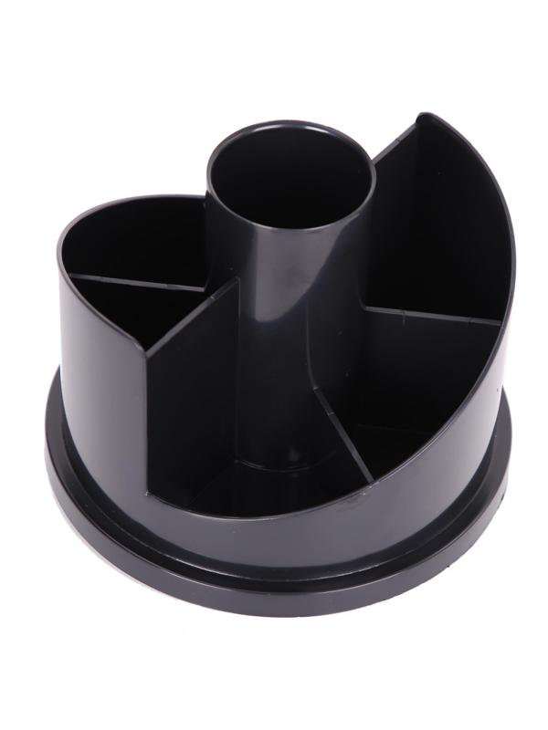 Набор настольный Deli E38251A 17 предметов черный вращающийся