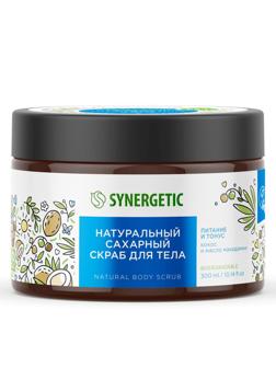 Скраб для тела SYNERGETIC кокос и масло макадамии 300мл