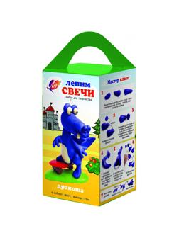 Набор для творчества с воском для лепки свечей Дракоша, 31С 2051-08