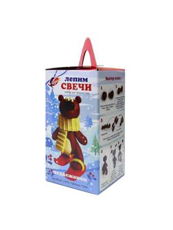 Набор для творчества с воском для лепки свечей Медвежонок, 31С 2052-08