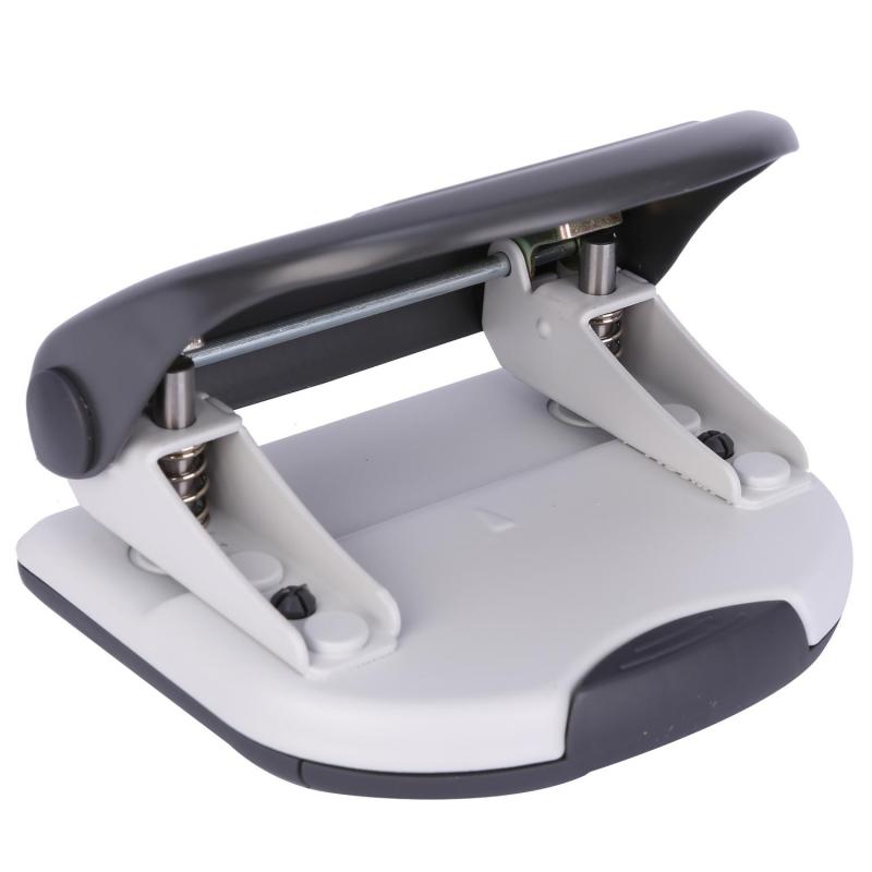 Дырокол Deli PRO до 25 листов, с линейкой,сталь,в картонной коробке,ассорти