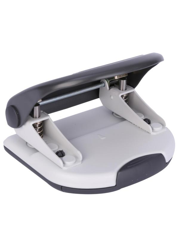 Дырокол Deli PRO до 25 листов, с линейкой,сталь,в картонной коробке,ассорти