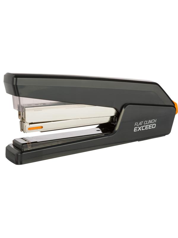 Степлер Deli Effortless E0433S(N24/6-26/6)до30л,энергос,+1000скоб,плст,черн