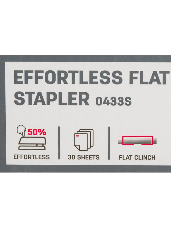 Степлер Deli Effortless E0433S(N24/6-26/6)до30л,энергос,+1000скоб,плст,черн