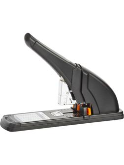 Степлер мощный Deli E0385 (N23/6-23/23) до 210л,энергосбер,плас/мет,ассор