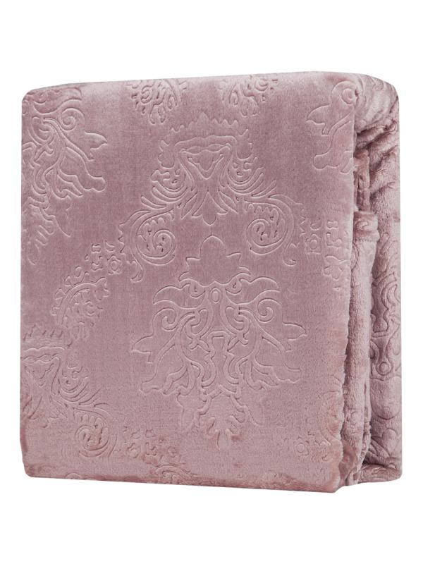 Плед микрофибра Кристалл шоколадный 200x220