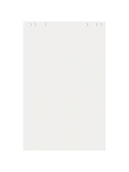 Бумага для флипчартов 20л блок белый, 5 шт/уп  575x900мм 65гр