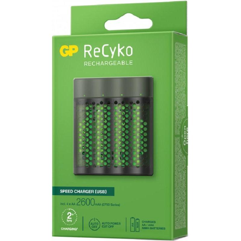 Зарядное устройство GP M451/270AAHCE-2EB4 4 слота в компл. 4 акк. 2700 ser