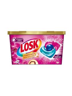 Капсулы для стирки ЛОСК Ароматерапия Малазийский цветок 12шт