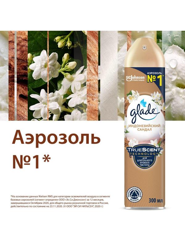 Освежитель воздуха Glade индонезийский сандал 300мл