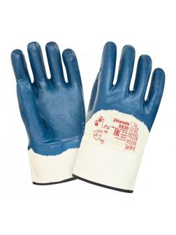 Перчатки защитные неполное нитрилов покрытие крага