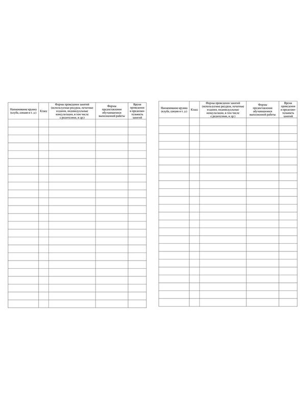 Журнал учета внеурочной деятельности с использ.дистанц.обучения КЖ-4656