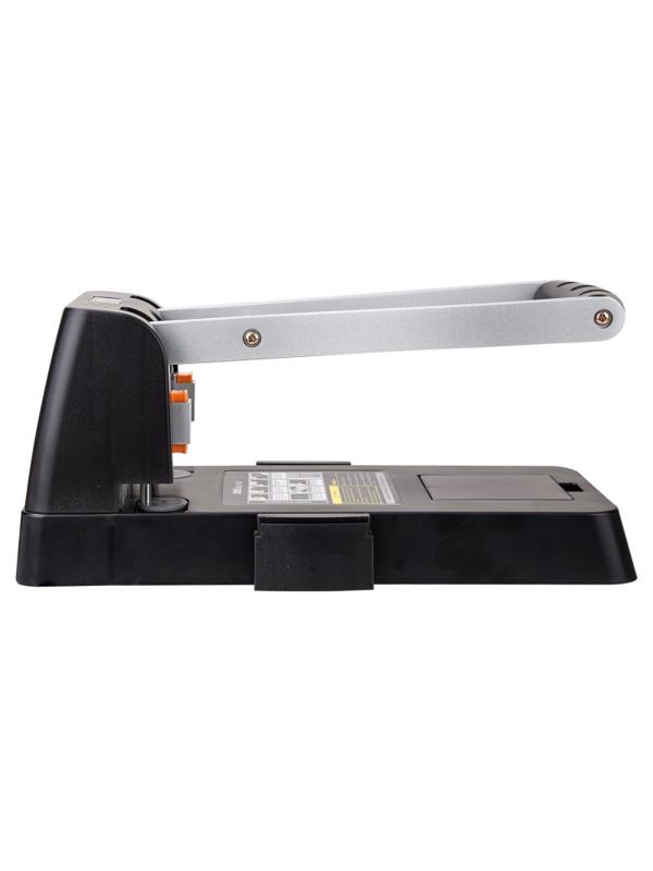 Дырокол мощный Deli E0150 до 150 лис.,с линейкой,сталь,картонная уп.,черный