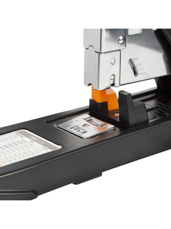 Степлер мощный Deli E0395(N23/6-23/25)до 210лис,энергосбер,пласт/мет,ассор