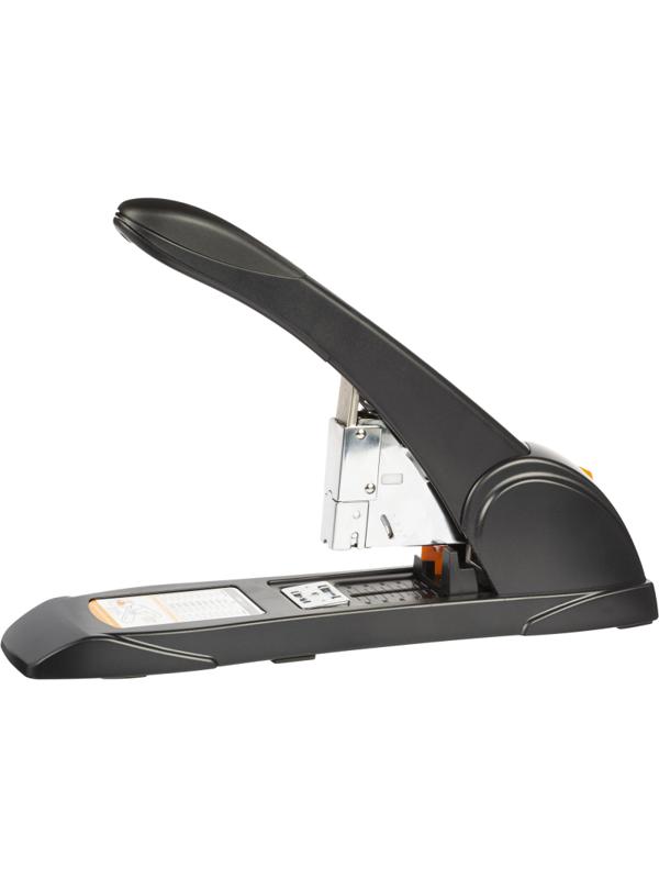 Степлер мощный Deli E0395(N23/6-23/25)до 210лис,энергосбер,пласт/мет,ассор