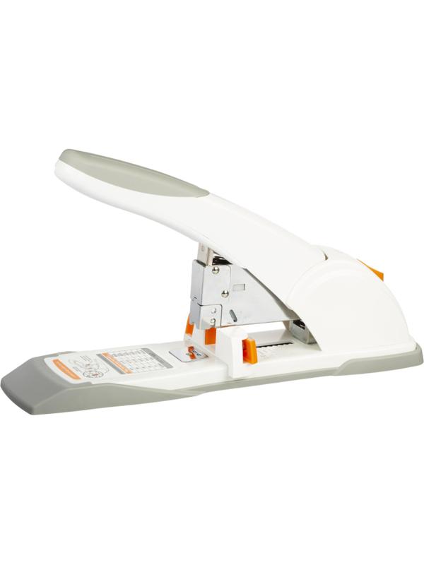 Степлер мощный Deli N23/6-23/17 до 120 листов, в картонной уп., белый
