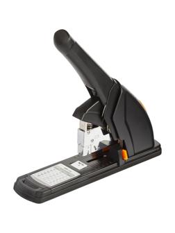 Степлер мощный Deli Effortless E0386(N23/6-23/17)до120л,энергосб,пл/мет,асс