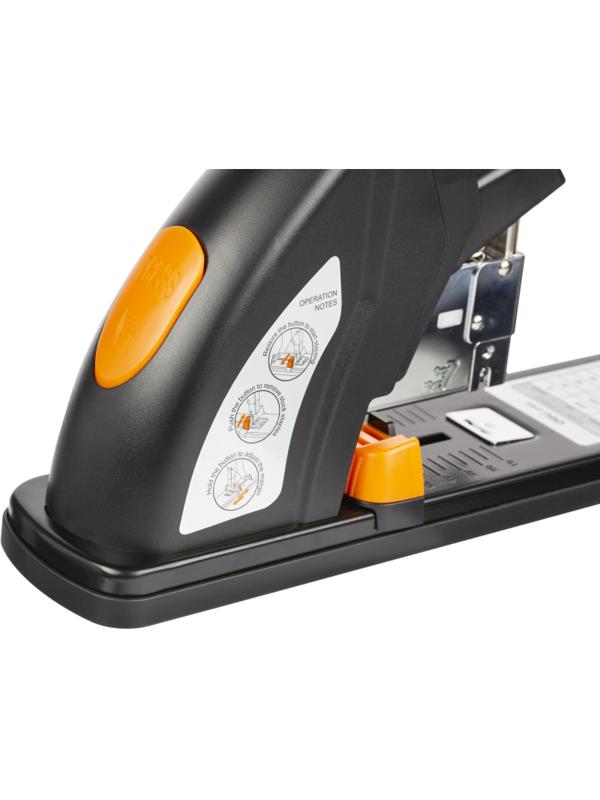 Степлер мощный Deli Effortless E0386(N23/6-23/17)до120л,энергосб,пл/мет,асс