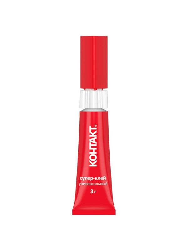 Клей универсальный Супер-клей КОНТАКТ 3 г, арт. КМ 288-312