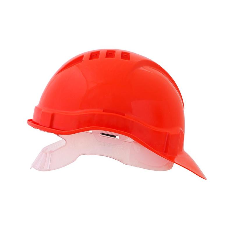 Каска защитная ЕВРОПЛАСТ оранжевая