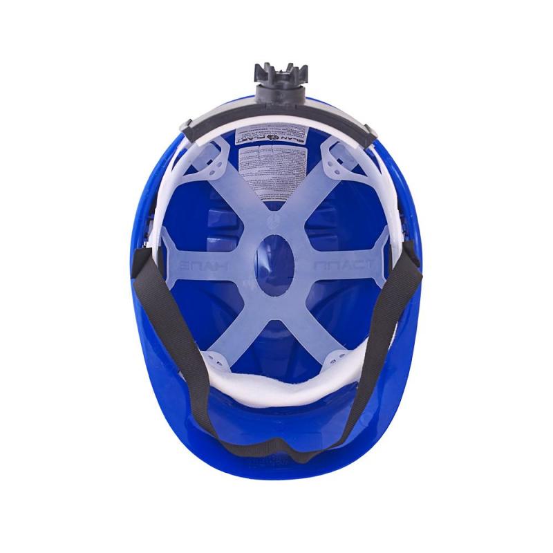 Каска защитная ЕВРОПЛАСТ-ЛЮКС синяя