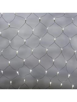Электрогирлянда сетка 160л.LED бел.пров.бел.бегущ.лампы 1.8x1м Е96508