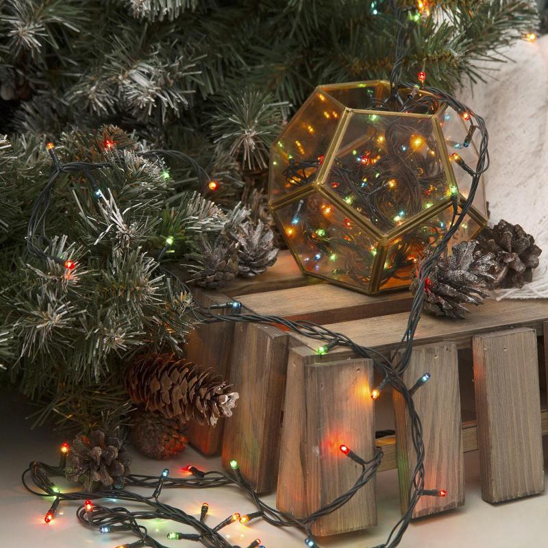 Электрогирлянда Нить 5.5 м,IP20,140 ламп, мульти, 8 режимов, 220 В 670999