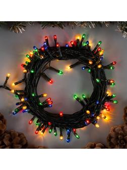 Электрогирлянда Нить 5.5 м,IP20,140 ламп, мульти, 8 режимов, 220 В 670999