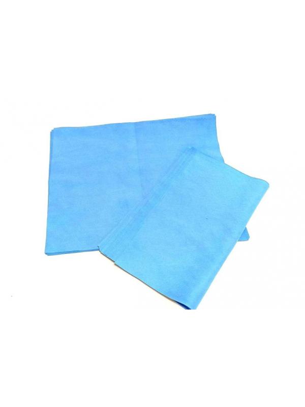 Материал протирочный нетканый Микроспан МС80-54 синий 34х40см 100л/уп