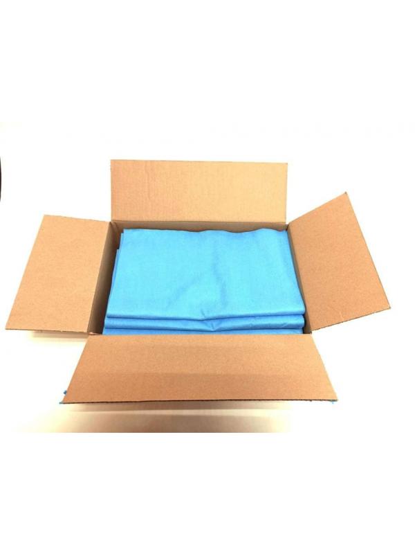 Материал протирочный нетканый Микроспан МС80-54 синий 34х40см 100л/уп