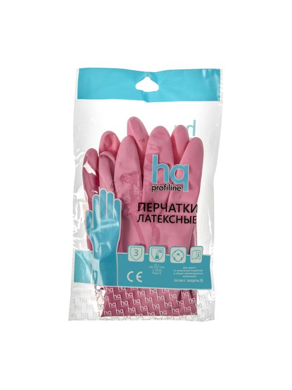 Перчатки латексные HQ Profiline арт.73579 красные р.S
