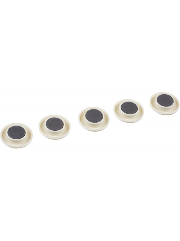 Магнитный держатель для досок Attache диам.30мм,бежевый 5 шт/уп