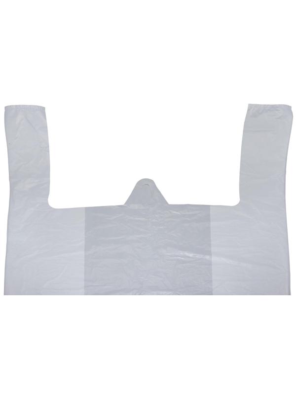 Пакет-майка ПНД 45+30х75 см 12 мкм Артпласт Белая 50 шт/уп