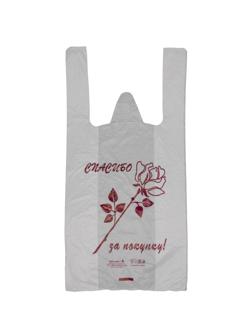 Пакет-майка ПНД 25+12х45 см 10 мкм Артпласт Роза 100 шт/уп