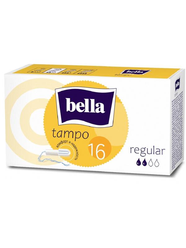 Тампоны Tampo Bella без аппликатора premium comfort Regular 16 шт/уп