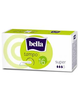 Тампоны Tampo Bella без аппликатора premium comfort Super16 шт/уп