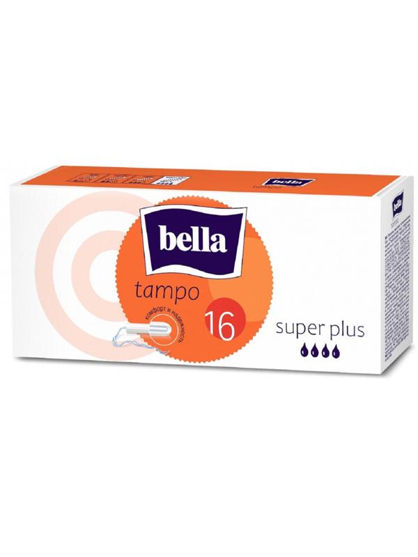 Тампоны Tampo Bella без аппликатора premium comfort Super Plus 16 шт/уп