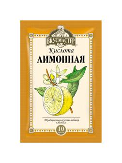 Лимонная кислота Приправа Вкусмастер, 10г 46шт/уп