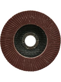 Круг лепестковый торцевой  ПРАКТИКА Профи d125х22.2мм, Р80, КЛТ1 (032-379)