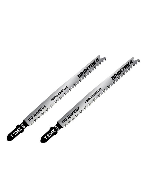 Пилка для лобзика по дереву, ДСП ПРАКТИКА T234X 116 х 90 мм (2шт) 775-419