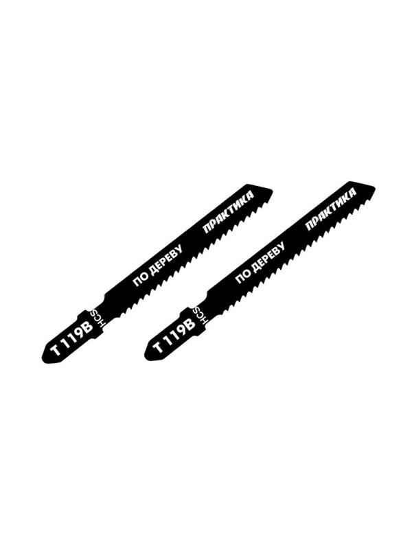 Пилка для лобзика по дереву, ДСП ПРАКТИКА T119B 76х50 мм (2шт) 034-588