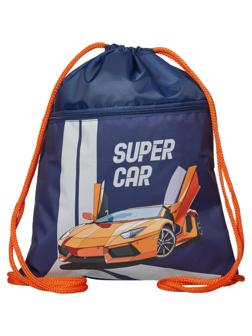 Мешок для обуви №1Schoo  Super car  330x420 мм, карман, МО-20-2