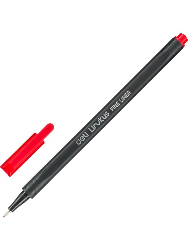 Набор линеров Deli толщина линии  0,45 мм, 6 цветов, с европодвесом