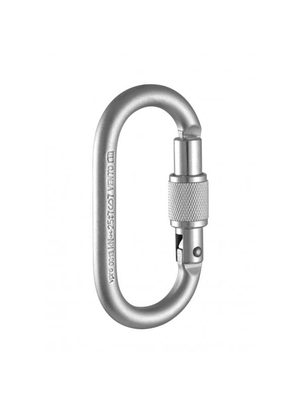 Карабин страховочный Стальной Овал с муфтой vpro 0013/vnt 1013