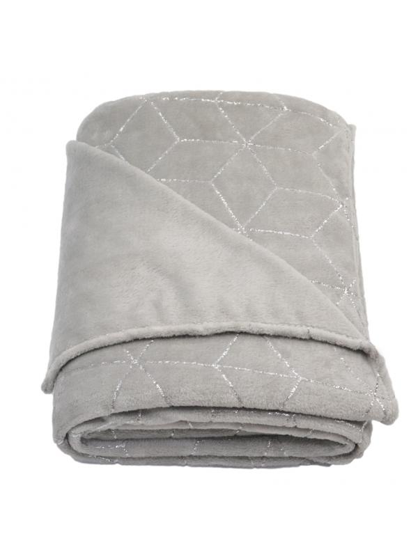 Плед микрофибра Mioletto серый 180x200