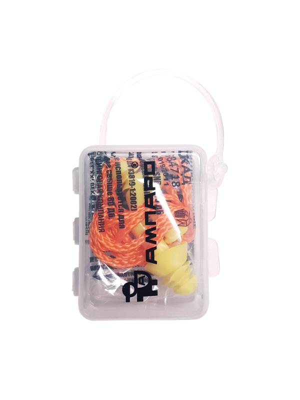 Беруши Ампаро КАСКАД многор со шнур в конт (арт.произв.384718) (100 пар/уп)