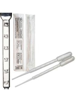 Пипетка Пастера 3,5 мл,  градуированнная инд.уп. 100шт/уп 12006668