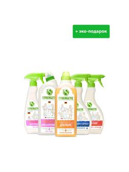 Набор бытовой химии Сет Sinergetic Уборка универсальная S 5 средств+подарок