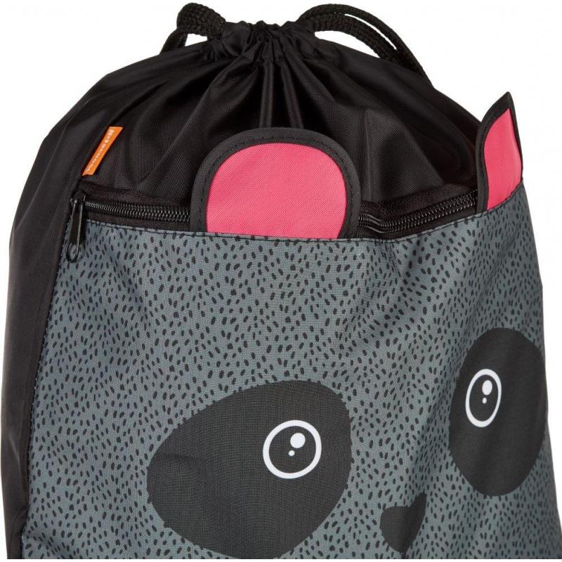 Мешок для обуви №1School Panda, карман, 360x470 мм,МО-26-2
