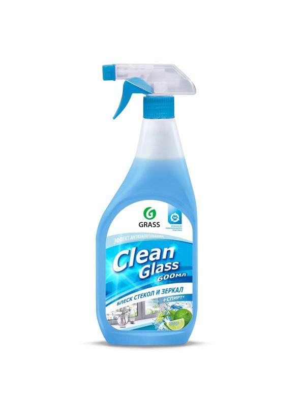 Средство для стекол и зеркал Grass Clean Glass голубая лагуна 600мл
